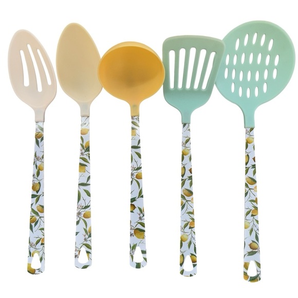 Lemon Kitchen Spatula Spoons Slotted Spoon 
Cooking Utensils Vintage - Picture 1 of 9